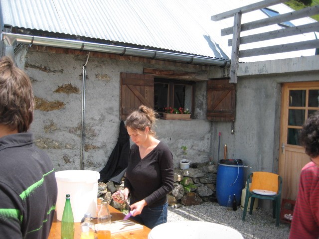 La Thuile :  la gardienne du refuge